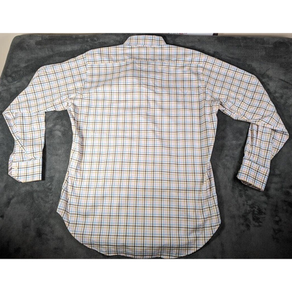 Tailorbyrd Men's Flip Cuff Long Sleeve Striped dress shirt Multi color Size L - Picture 2 of 10